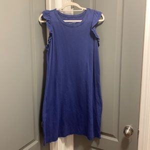 Universal Thread- Blue ruffle sleeve tank dress-Size L